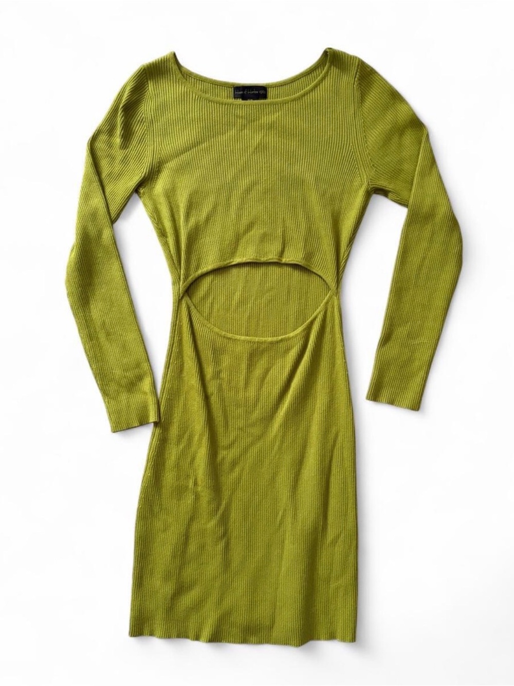 House of Harlow Ribbed Cutout Dress